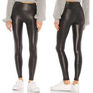 Spanx Faux Leather Leggings Black